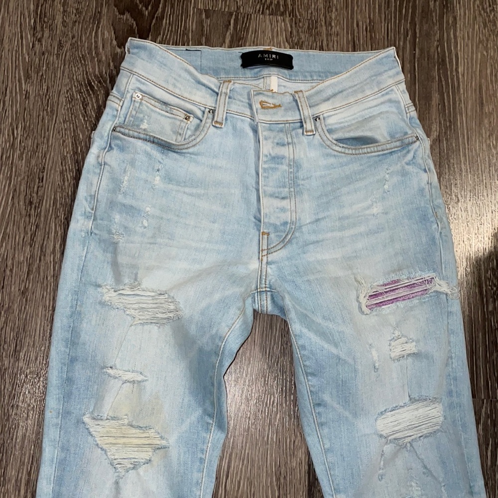 Amiri ripped jeans